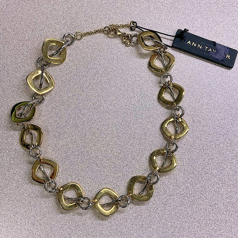 🔹BRAND NEW🔸Ann Taylor Gold & Silver Chain Necklace